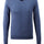 Mascot Frontline Merino Wool Knitted V-Neck Jumper #colour_blue-flecked
