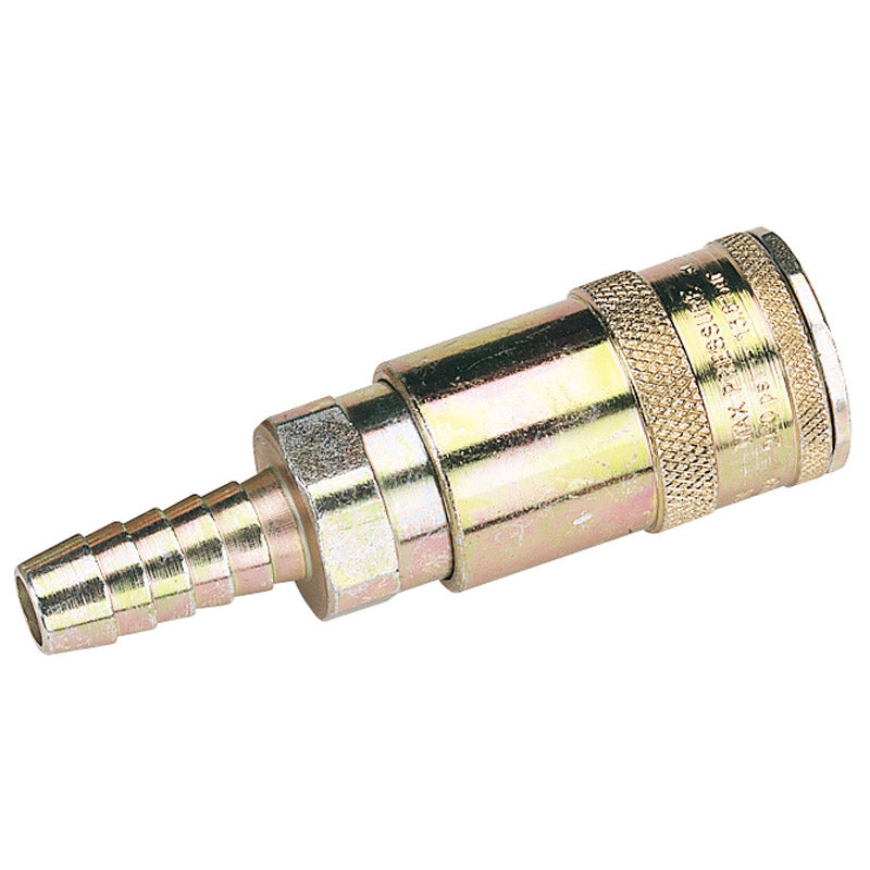 Draper 3/8" Bore Vertex Air Line Coupling with Tailpiece