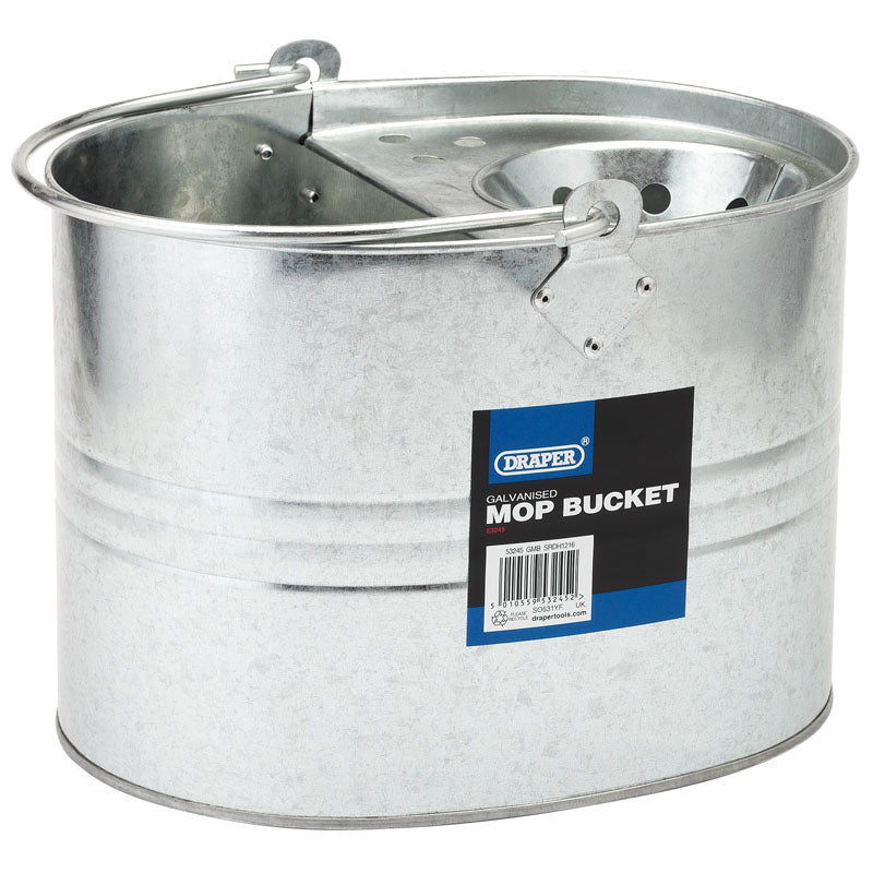 Draper Galvanised Mop Bucket (9L)