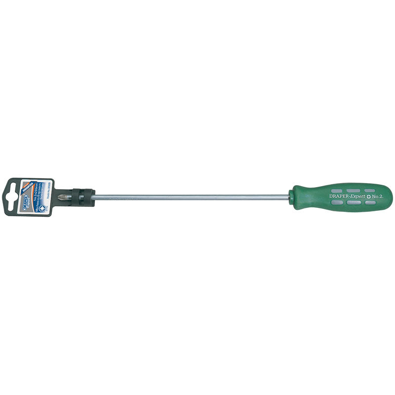 Draper Expert No.2 x 250mm Long Reach Mechanics/Engineers PZ Type Screwdriver