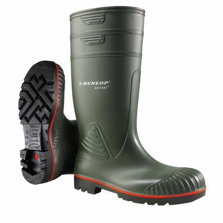 Dunlop Acifort Heavy Duty Full Safety Wellington Boots