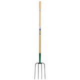 Draper 4 Prong Manure Fork with Wood Shaft