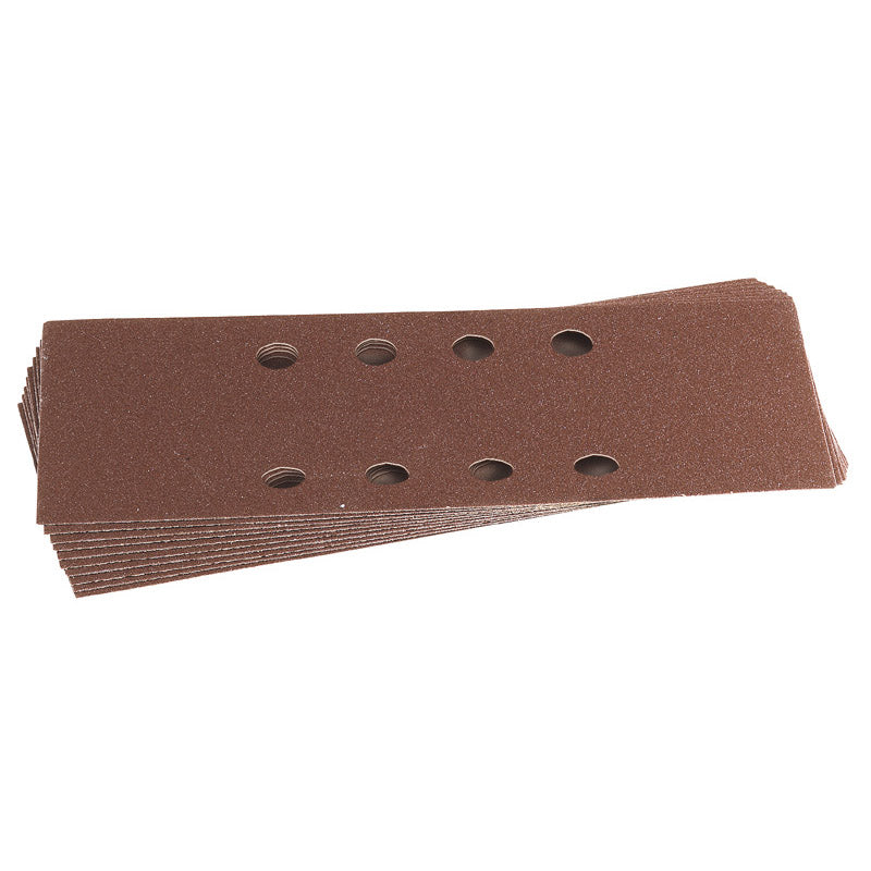 Draper Ten 232 x 92mm 60 Grit Aluminium Oxide Sanding Sheets for 63128 Random Orbit Sander