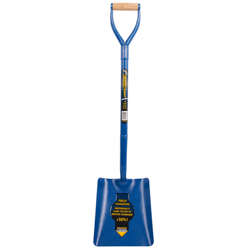 Draper Expert Solid Forged Contractors Square Mouth Shovel