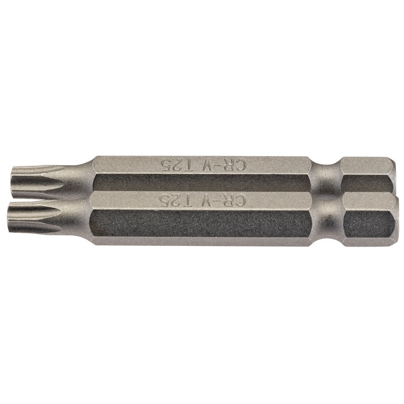 Draper T25 1/4" Hex. Draper TX-STAR&#174; Insert Bit 50mm Long x 2