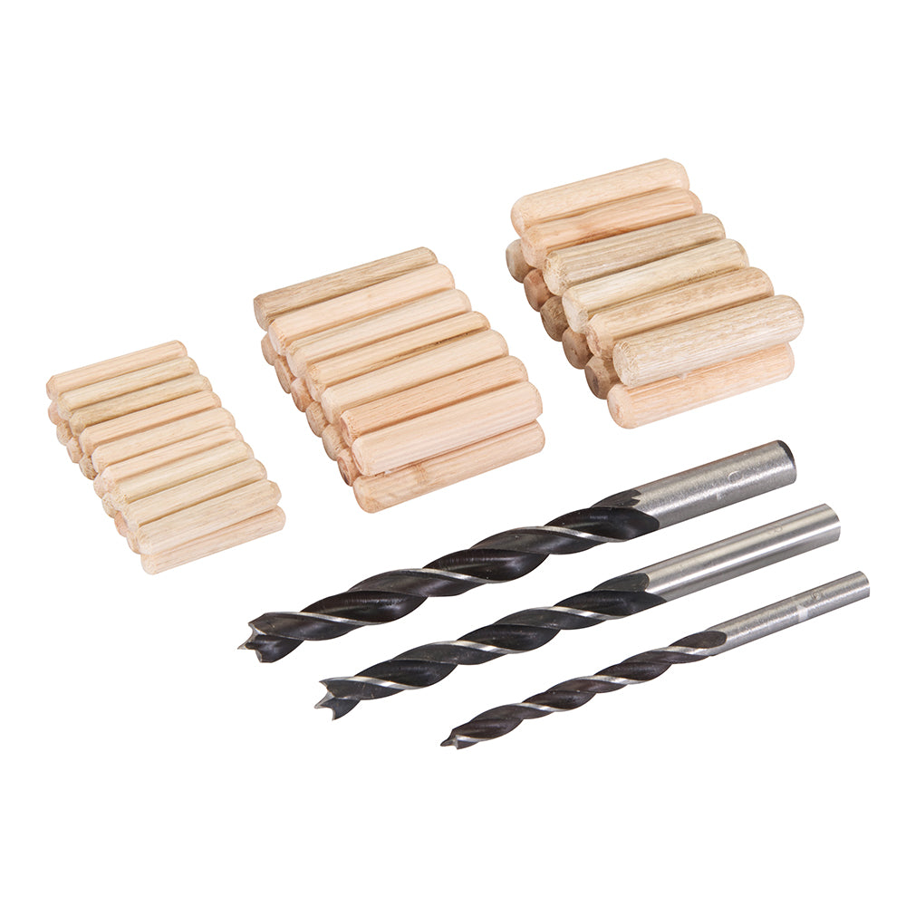 Silverline Dowel & Bit Set 47Pce