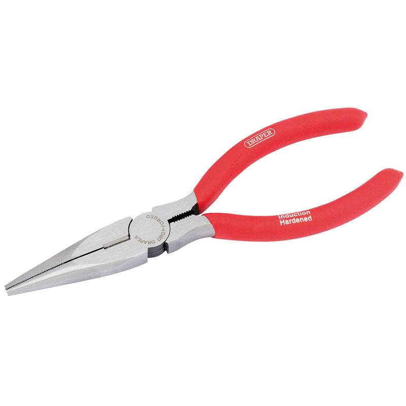 Draper 160mm Long Nose Pliers with PVC Dipped Handles