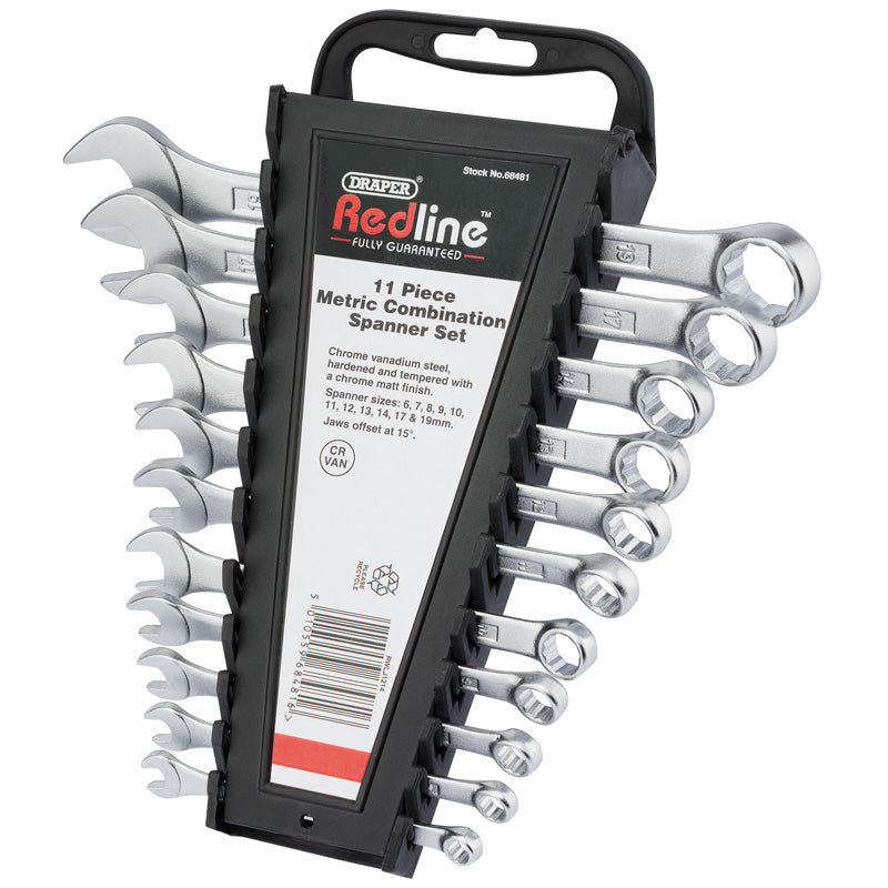 Draper Metric Combination Spanner Set (11 piece)