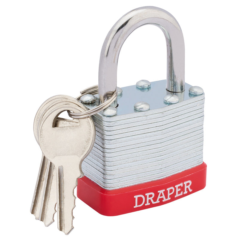 Draper 40mm Laminated Steel Padlock