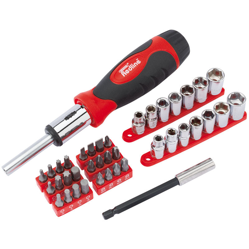 Draper Ratcheting Screwdriver Socket and Bit Set (40 piece)