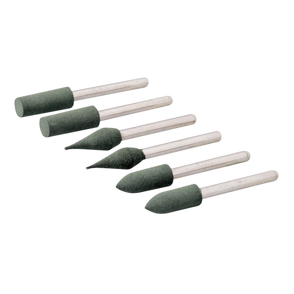 Silverline Rotary Tool Rubber Polishing Point Set 6Pce