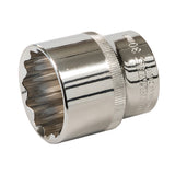 Silverline Socket 1/2" Drive 12pt Metric