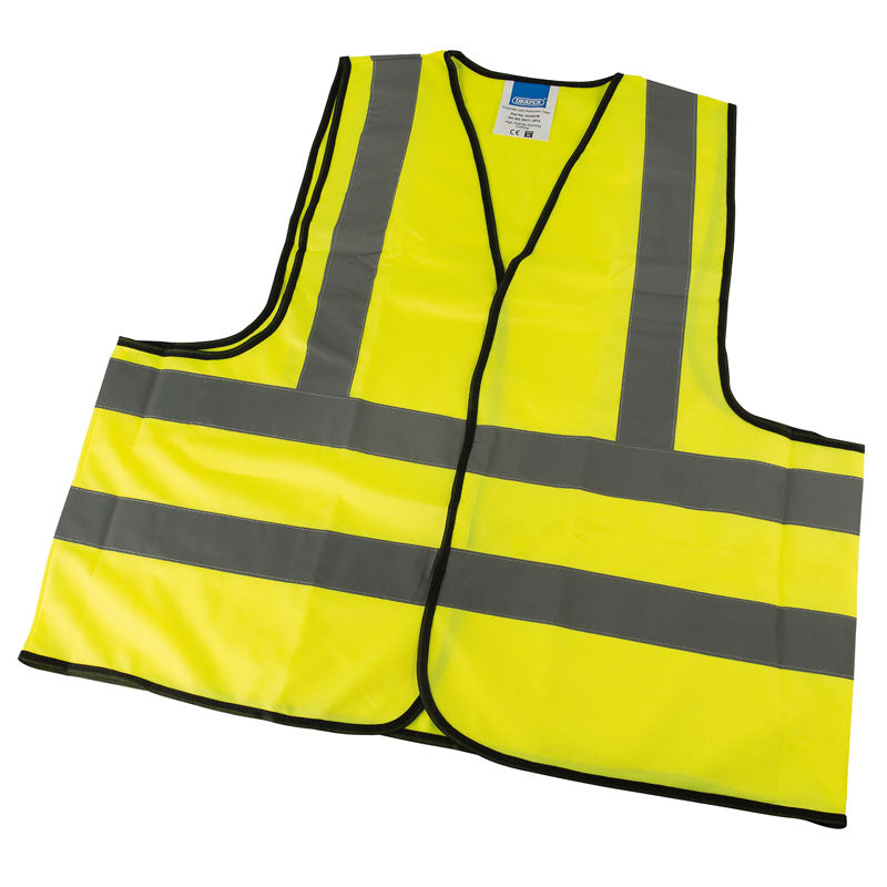 Draper High Visibility Extra Large Traffic Waistcoat to EN471 Class 2L