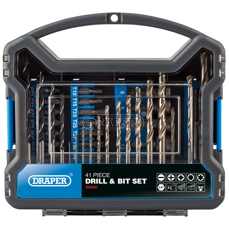 Draper Drill Bit and Accessory Kit (41 Piece)