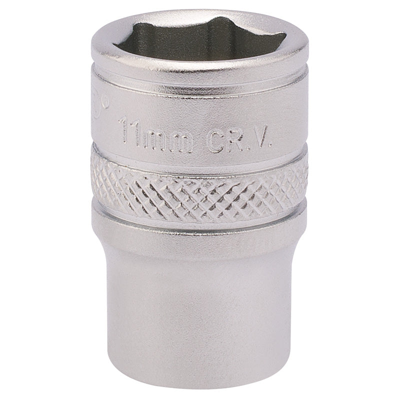 Draper 1/4" Square Drive Socket (11mm)