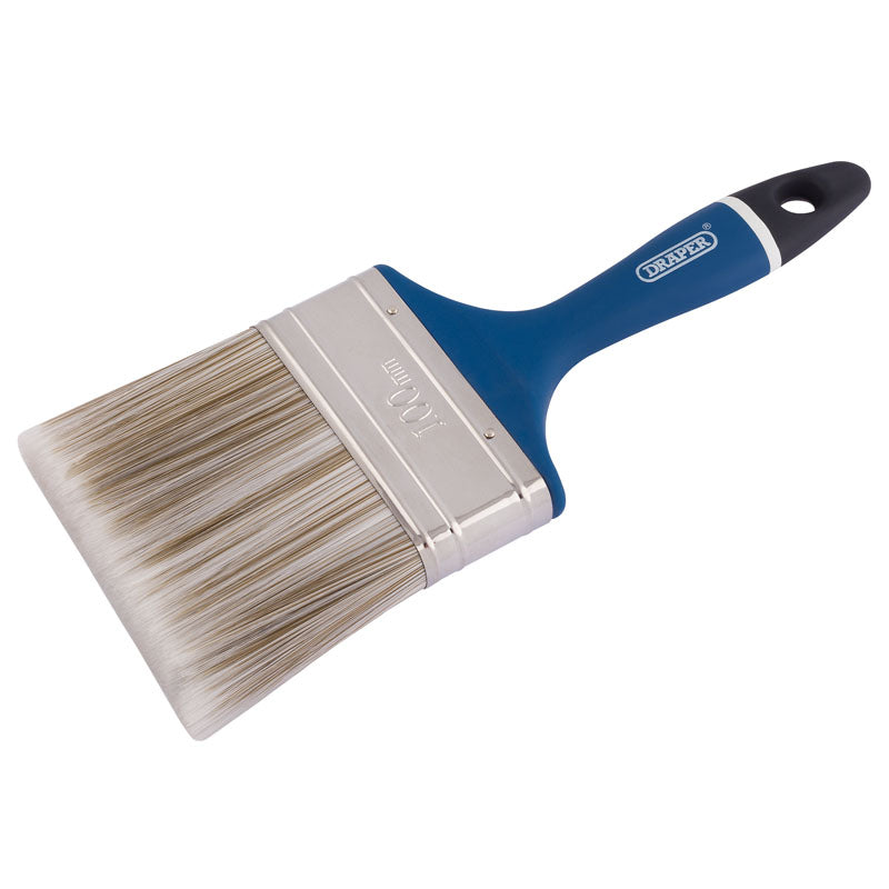 Draper Soft Grip Handle Paint-Brush 100mm (4")