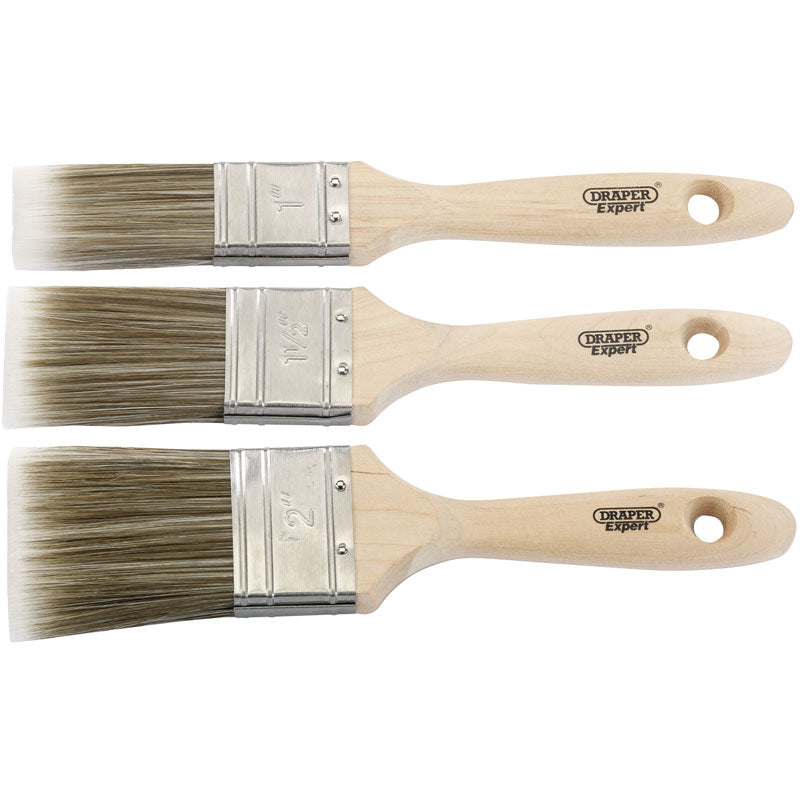 Draper Expert Paint Brush Set (3 Piece)