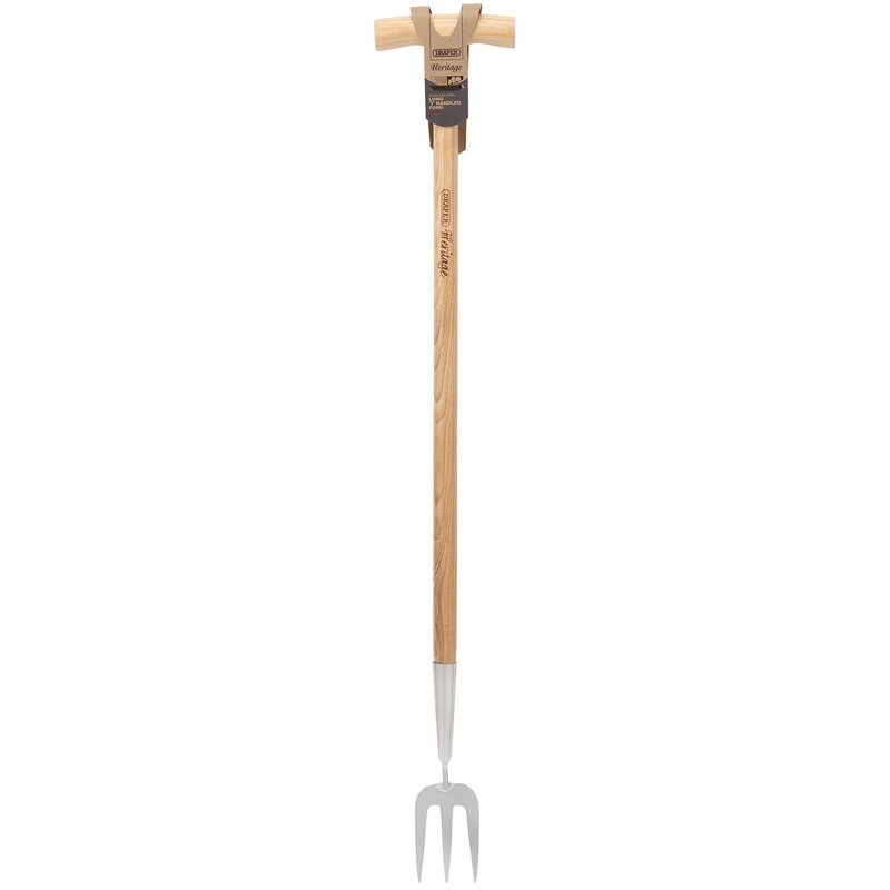 Draper Draper Heritage Stainless Steel Fork With Ash Long Handle