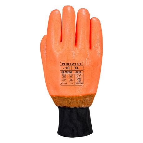 Portwest Weatherproof Hi-Vis Glove X-Large