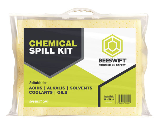 Beeswift Chemical Spill Kit 20l Clear