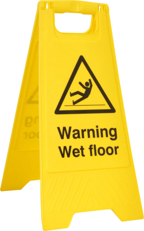 Bsafe Warning Wet Floor A Board Yellow