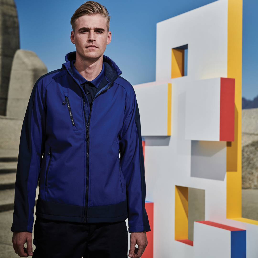 Regatta Professional Contrast 3 Layer Men s Softshell Jacket GS Workwear
