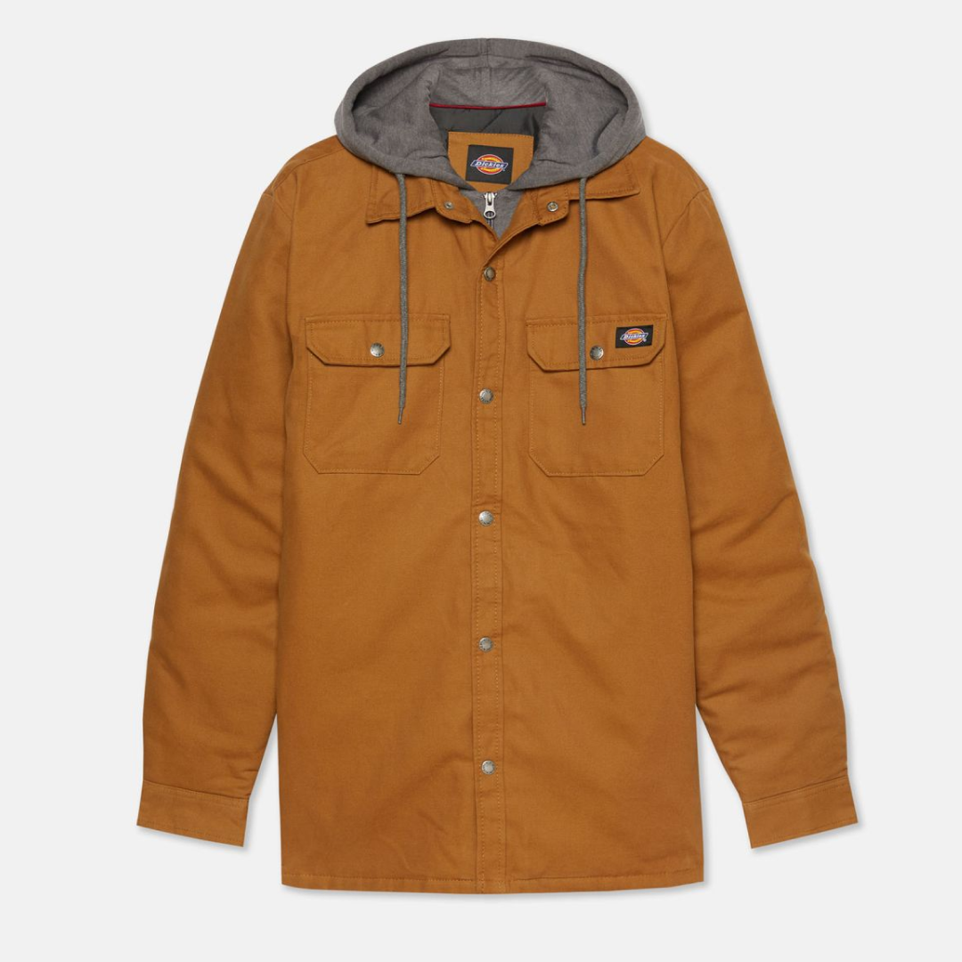 Dickies quilted cheap shirt jacket