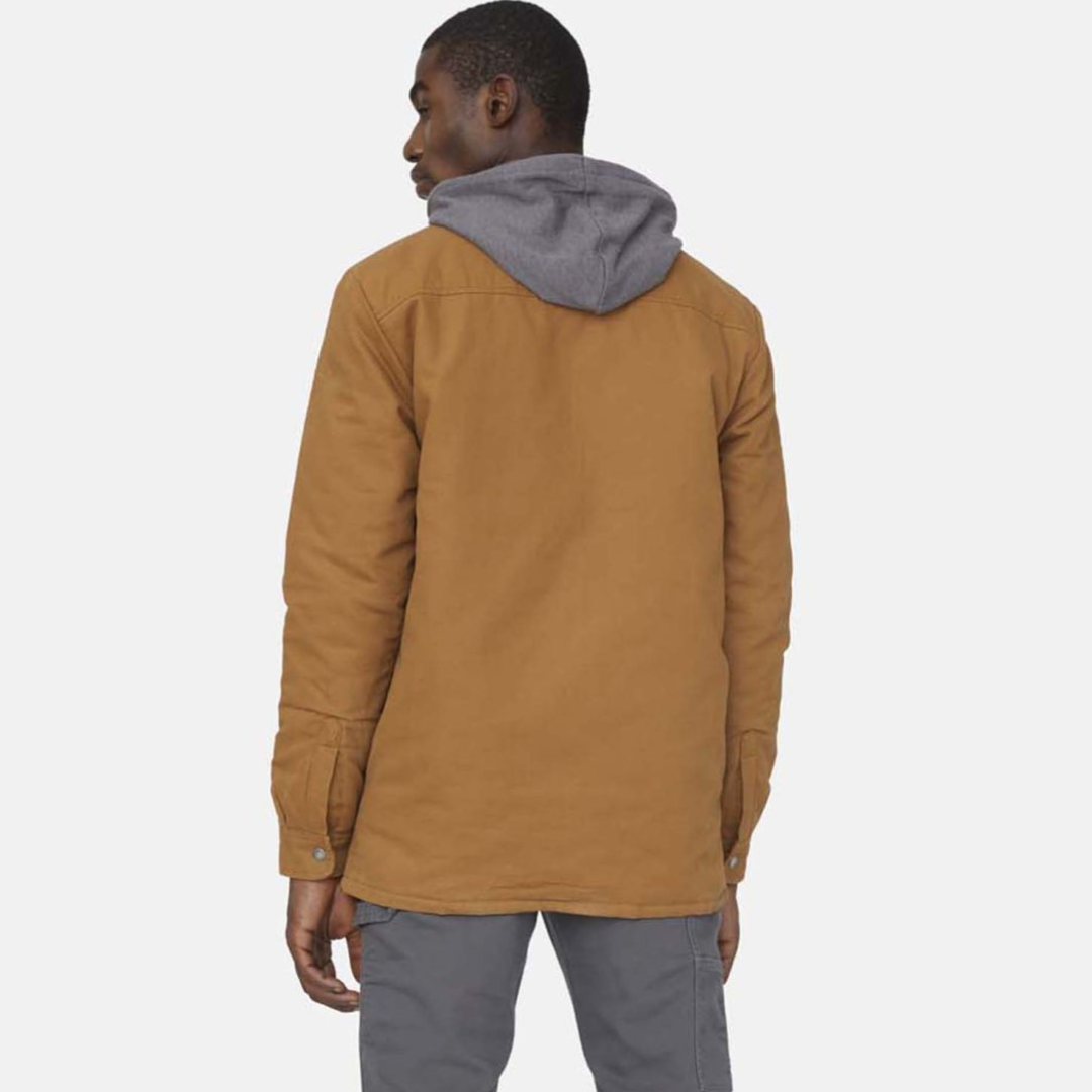 Dickies men's canvas shirt jacket with quilted lining hotsell