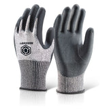 Beeswift Micro Foam Nitrile Cut 3 Lge Black