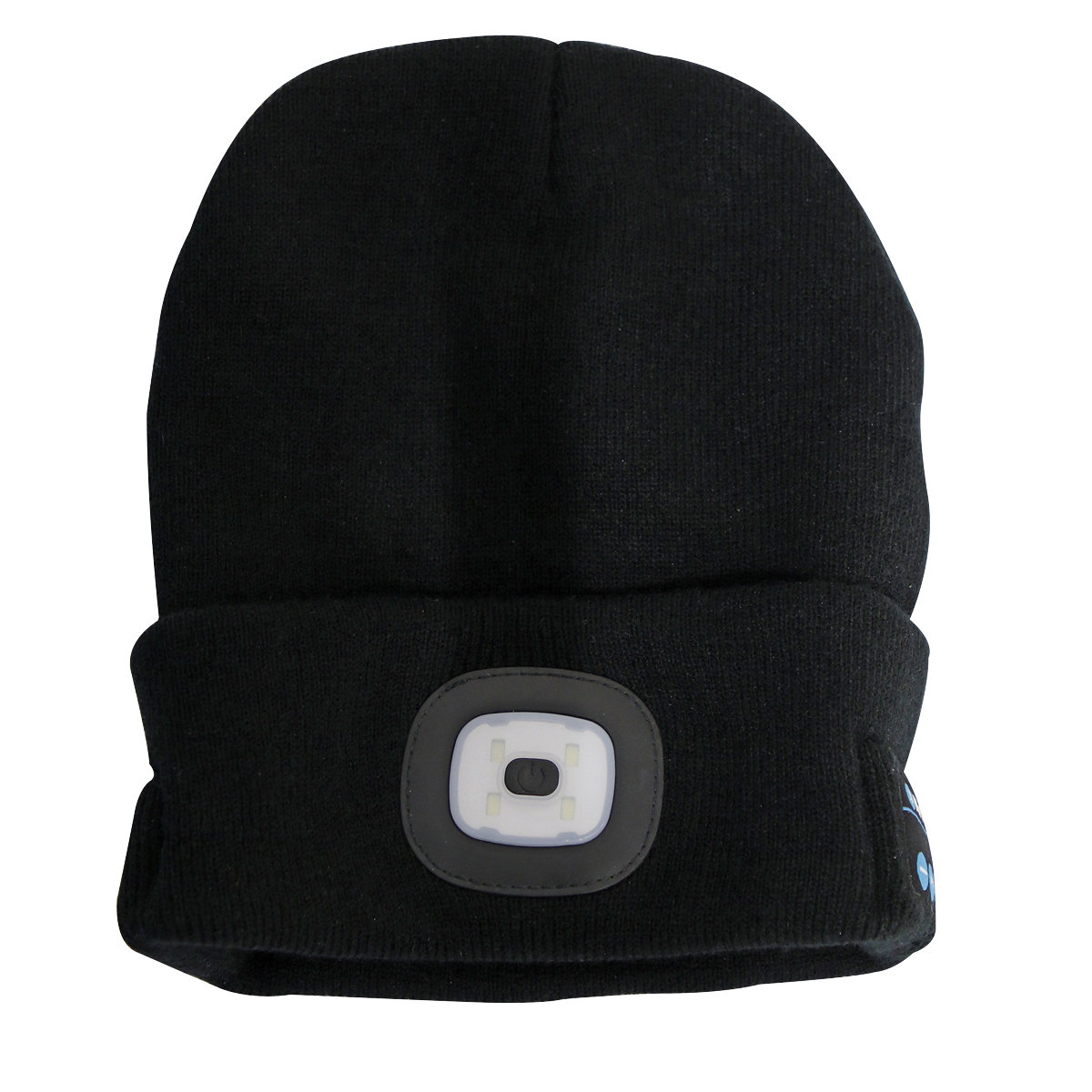 Sealey Beanie Hat 4 SMD LED USB Rechargeable with Wireless Headphones