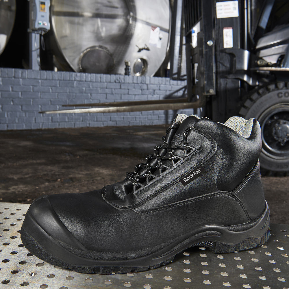 Rock Fall Rhodium Chemical Resistant Safety Boot