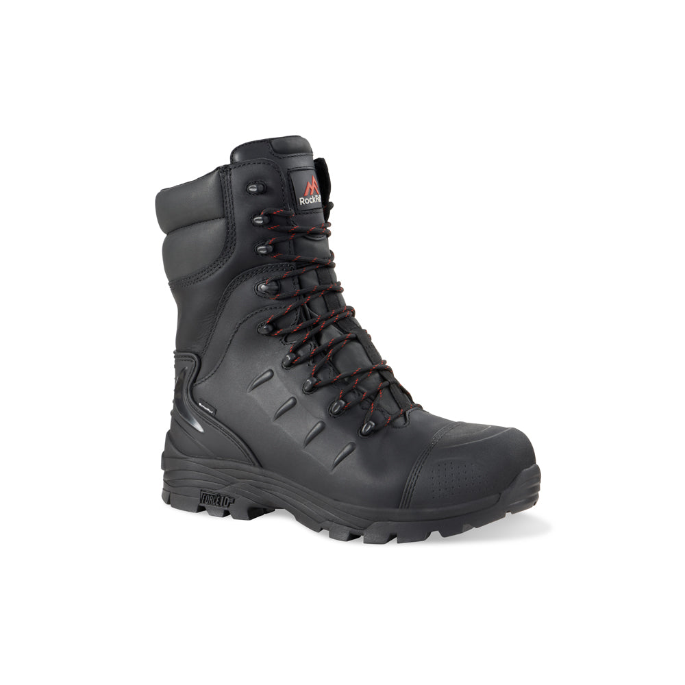 Rock Fall Monzonite Waterproof Safety Boots with Side Zip