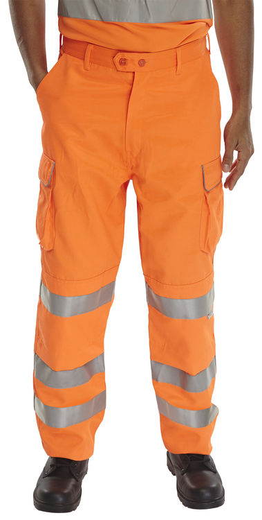 Beeswift Railspec Trousers Orange