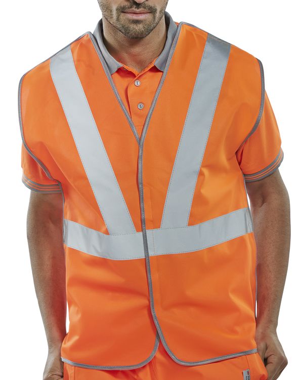 Beeswift Railspec Vest (polyester) Orange