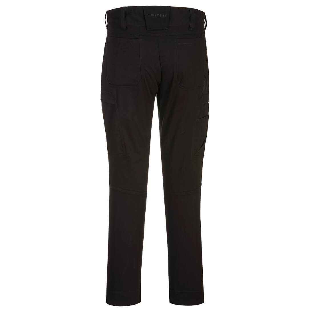 Portwest Slim-Fit Black Holster Trousers - Workwear.co.uk