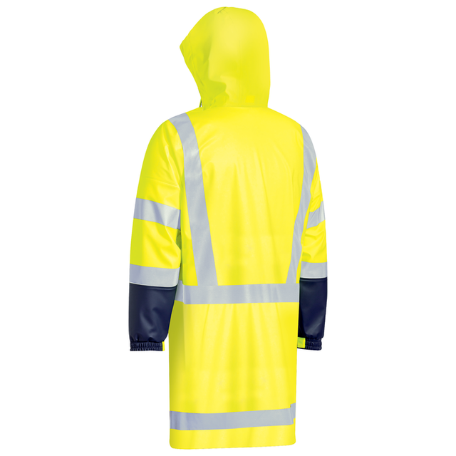 Bisley Workwear Taped Hi Vis Rain Coat (Waterproof) BJ6935HT main image 1