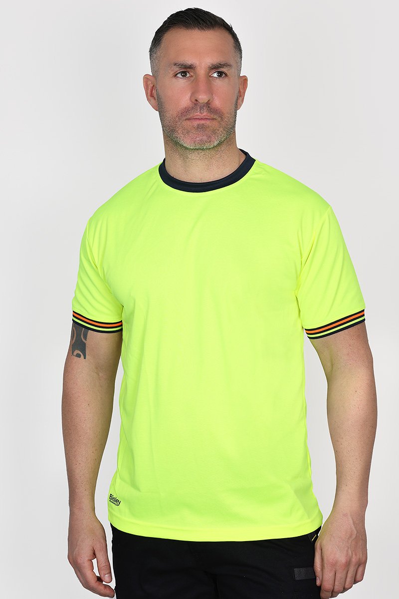 Bisley Taped Hi-Vis Polyester Mesh T-Shirt