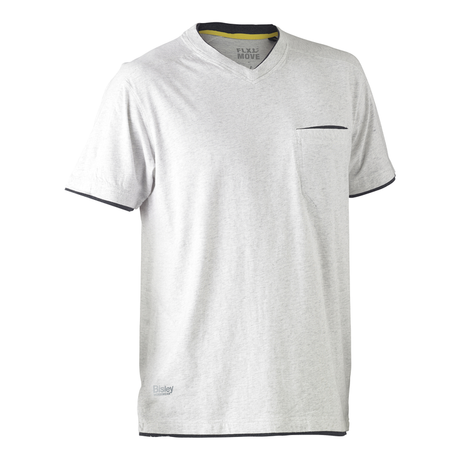 Bisley Flex & Move Cotton V-Neck T-Shirt