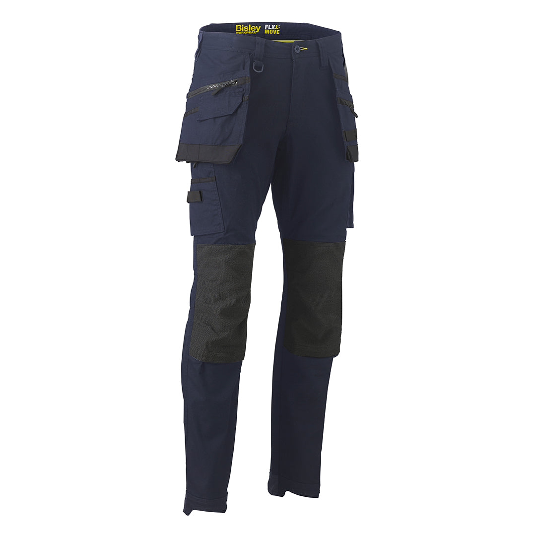 DeWalt Aspen Ripstop Stretch Holster Pocket Trousers Grey & Black 34in Long  | Travis Perkins