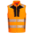 Portwest DX4 Hi-Vis Softshell Gilet #colour_orange-black