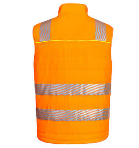 Portwest DX4 Hi-Vis Softshell Gilet #colour_orange-black