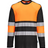 Portwest PW3 Hi-Vis Class 1 T-Shirt L/S #colour_orange-black