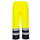 Portwest Hi-Vis Lined Rain Pants #colour_yellow-navy-blue