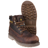Amblers Safety Goodyear Welted Steel Toe Cap Brown Safety Boots