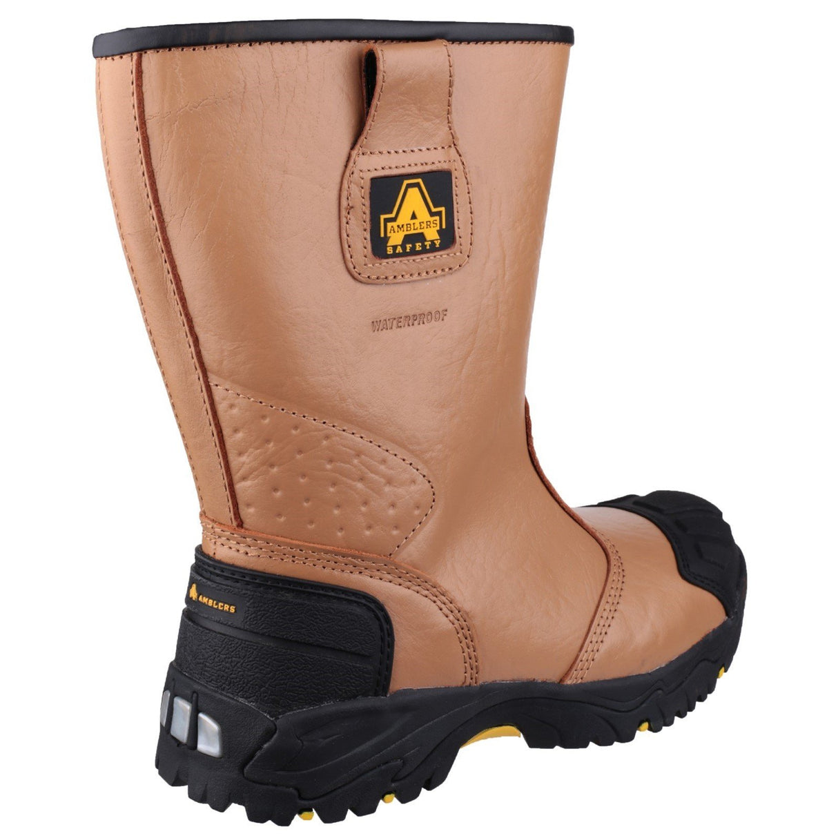Amblers Safety Waterproof Scuff Cap Pull On Rigger Safety Boots