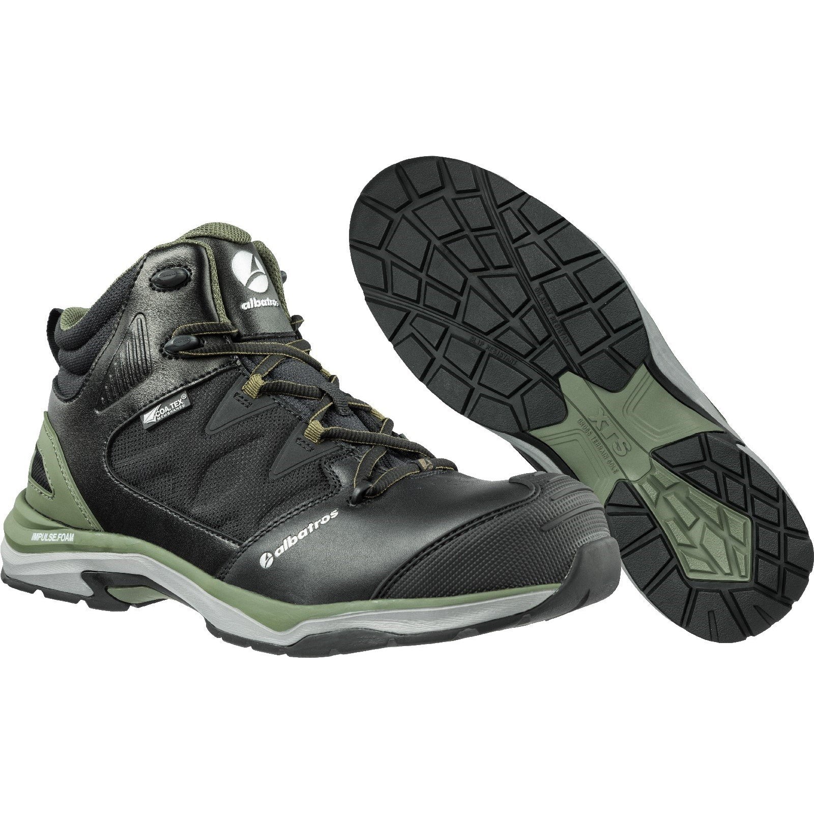 Albatros Ultratrail Olive Ctx Workwear Safety – GS Boots Mid