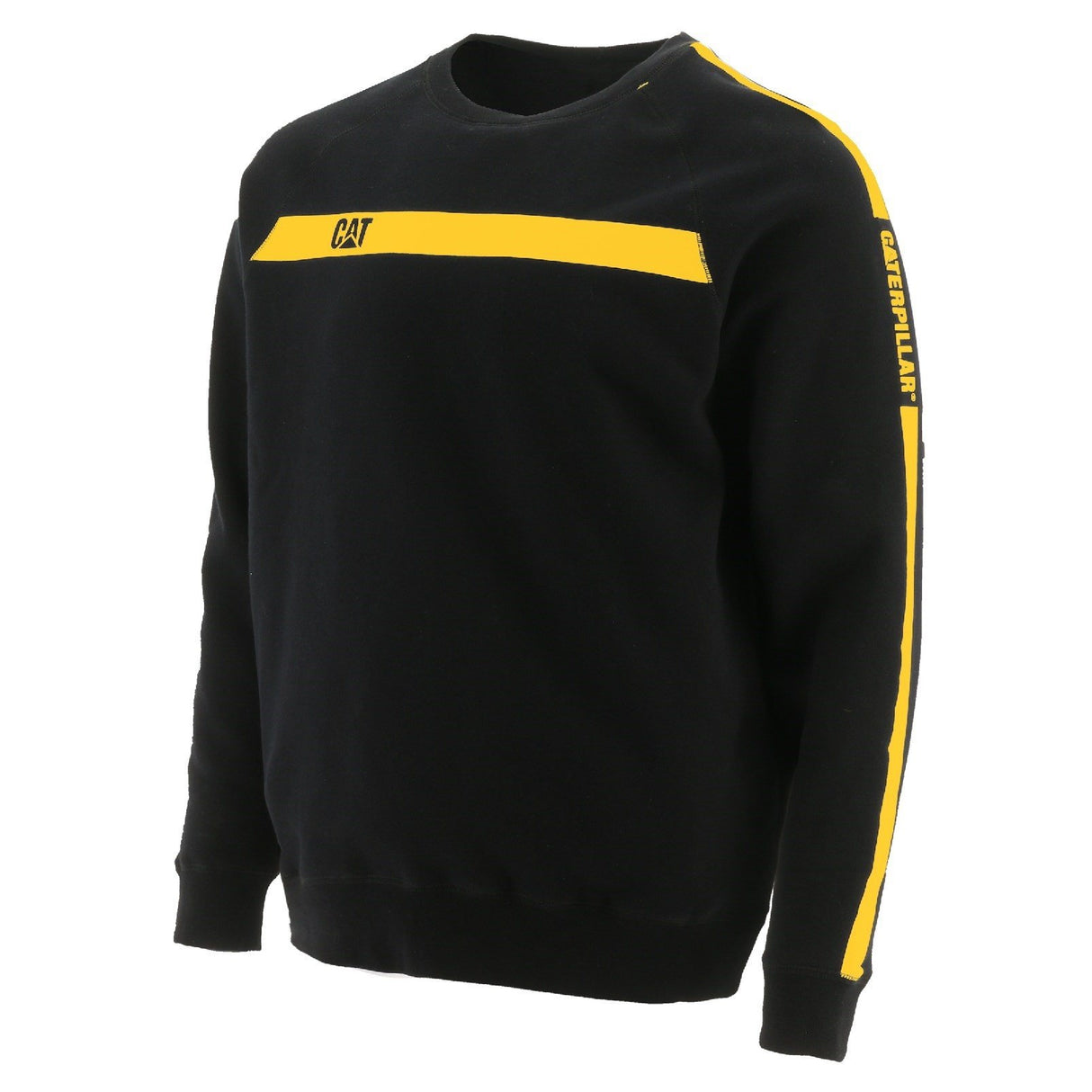 Caterpillar Icon Stripe Crew Neck Sweatshirt