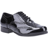 Hush Puppies Kada Senior Patent School Shoe