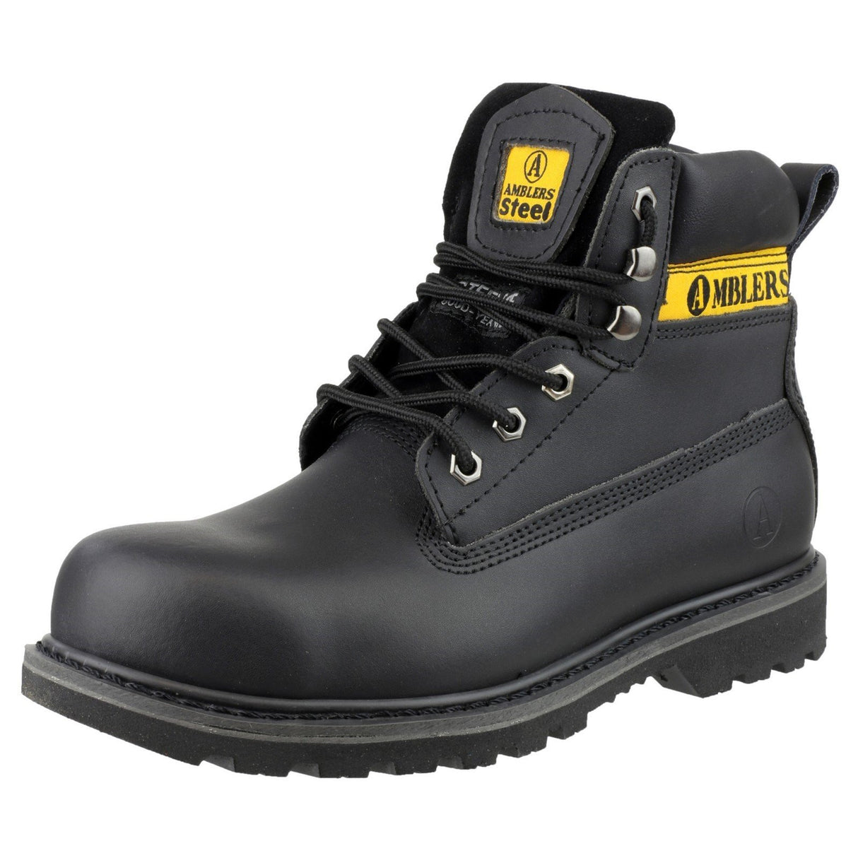 Amblers Safety Goodyear Welted Padded Collar Slip Resistant Safety Boots
