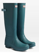 Hunter Original Tall Back Adjustable Women's Wellington Boots #colour_blue